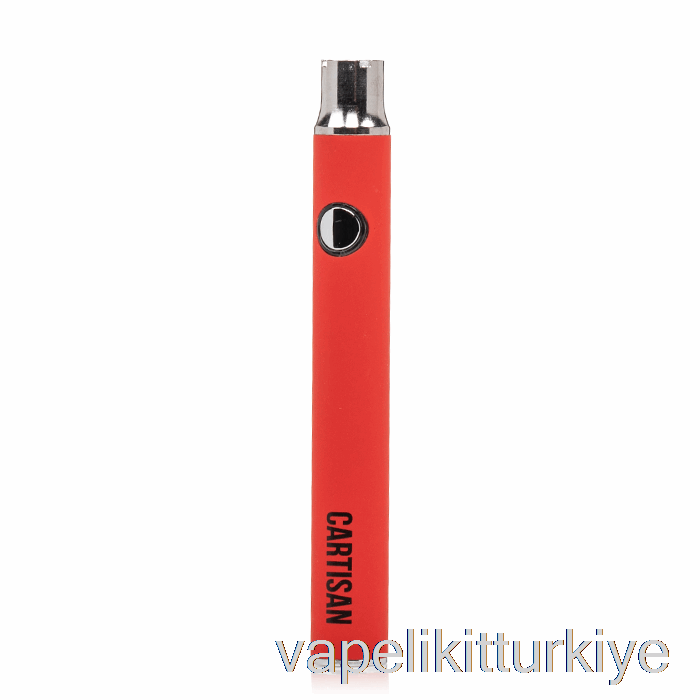 Elektronik Sigara Kalemi Vape Mate Cartisan Düğmesi Vv 350 510 Pil Kırmızı